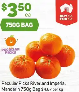 Foodland Peculiar Picks Riverland Imperial Mandarin offer