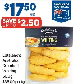 Foodland Catalano's Australian Crumbed Whiting offer