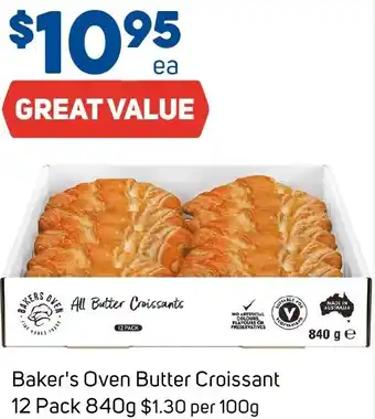 Foodland Baker's Oven Butter Croissant offer