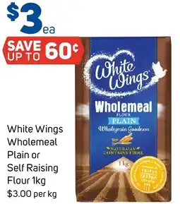 Foodland White Wings Wholemeal Plain or Self Raising Flour offer
