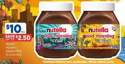 Foodland Nutella Hazelnut Spread offer