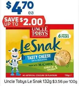 Foodland Uncle Tobys Le Snak offer
