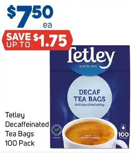 Foodland Tetley Decaffeinated Tea Bags offer