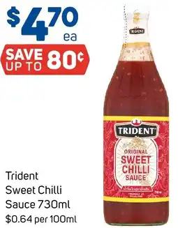 Foodland Trident Sweet Chilli Sauce offer