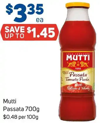 Foodland Mutti Passata offer