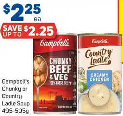 Foodland Campbell's Chunky or Country Ladle Soup offer