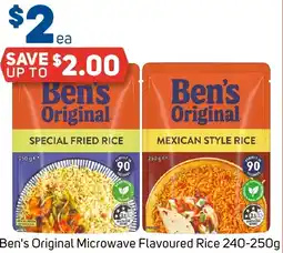 Foodland Ben's Original Microwave Flavoured Rice offer