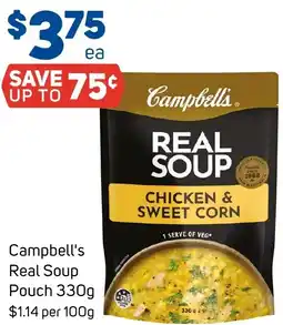 Foodland Campbell's Real Soup Pouch offer