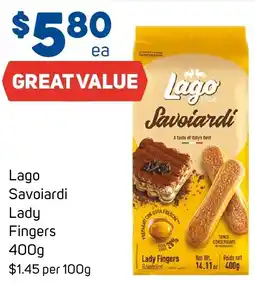 Foodland Lago Savoiardi Lady Fingers offer