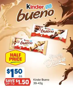 Foodland Kinder Bueno offer