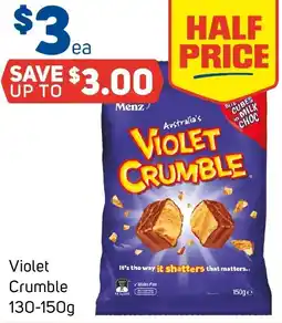 Foodland Violet Crumble offer