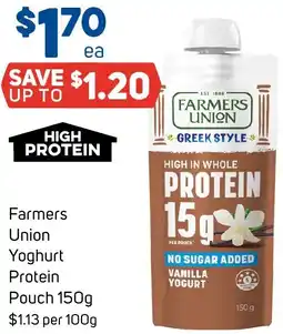 Foodland Farmers Union Yoghurt Protein Pouch offer