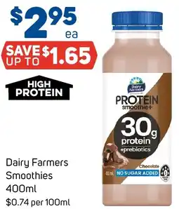Foodland Dairy Farmers Smoothies offer