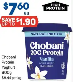 Foodland Chobani Protein Yoghurt offer