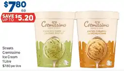 Foodland Streets Cremissimo Ice Cream offer
