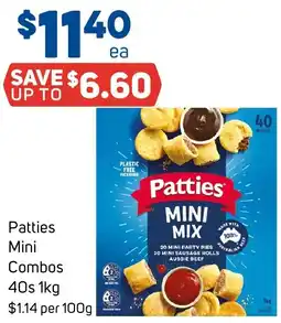 Foodland Patties Mini Combos offer