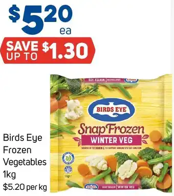 Foodland Birds Eye Frozen Vegetables offer