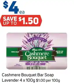 Foodland Cashmere Bouquet Bar Soap Lavender offer