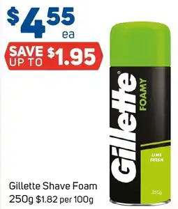 Foodland Gillette Shave Foam offer