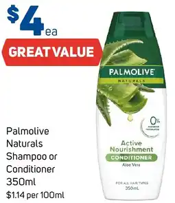 Foodland Palmolive Naturals Shampoo or Conditioner offer