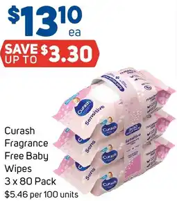 Foodland Curash Fragrance Free Baby Wipes offer