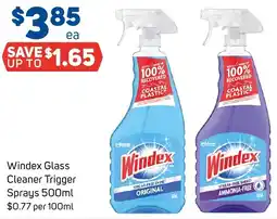 Foodland Windex Glass Cleaner Trigger Sprays offer