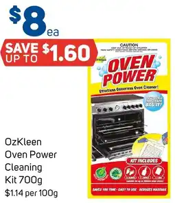 Foodland OzKleen Oven Power Cleaning Kit offer