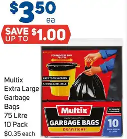 Foodland Multix Extra Large Garbage Bags offer