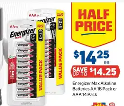 Foodland Energizer Max Alkaline Batteries offer