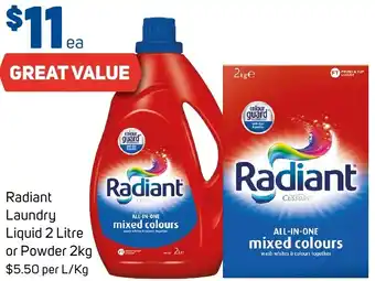 Foodland Radiant Laundry Liquid offer