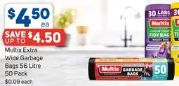 Foodland Multix Extra Wide Garbage Bags offer