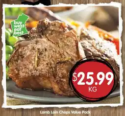 Spudshed Lamb Loin Chops Value Pack offer