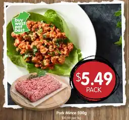 Spudshed Pork Mince offer
