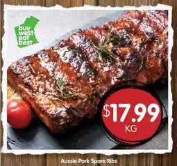 Spudshed Aussie Pork Spare Ribs offer