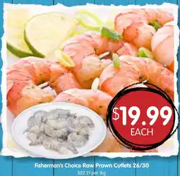 Spudshed Fisherman's Choice Raw Prawn Cutlets 26/30 offer