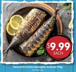 Spudshed Fisherman's Choice Norwegian Mackerel offer