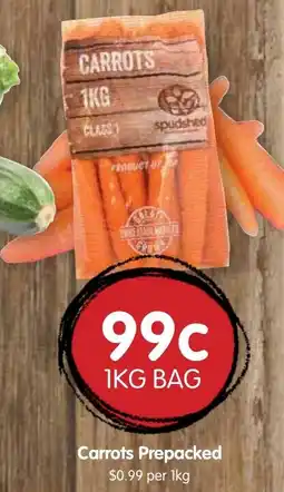 Spudshed Carrots Prepacked offer