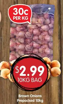 Spudshed Brown Onions Prepacked offer