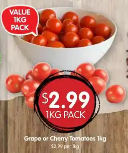Spudshed Grape or Cherry Tomatoes offer