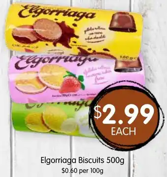 Spudshed Elgorriaga Biscuits offer