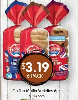 Spudshed Tip Top Muffin Varieties offer