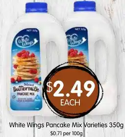 Spudshed White Wings Pancake Mix Varieties offer