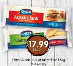 Spudshed Cheer Aussie Jack or Tasty Slices offer