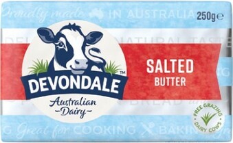 Coles Devondale Butter Pat 250g offer