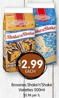 Spudshed Brownes Shake'n'Shake Varieties offer