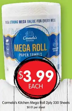 Spudshed Carmela's Kitchen Mega Roll offer