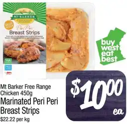 Foodworks Marinated Peri Peri Breast Strips offer