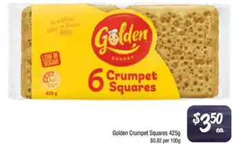 Foodworks Golden Crumpet Squares offer