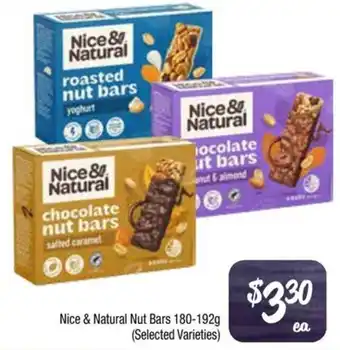 Foodworks Nice & Natural Nut Bars offer