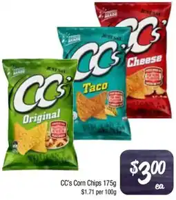 Foodworks CC's Corn Chips offer